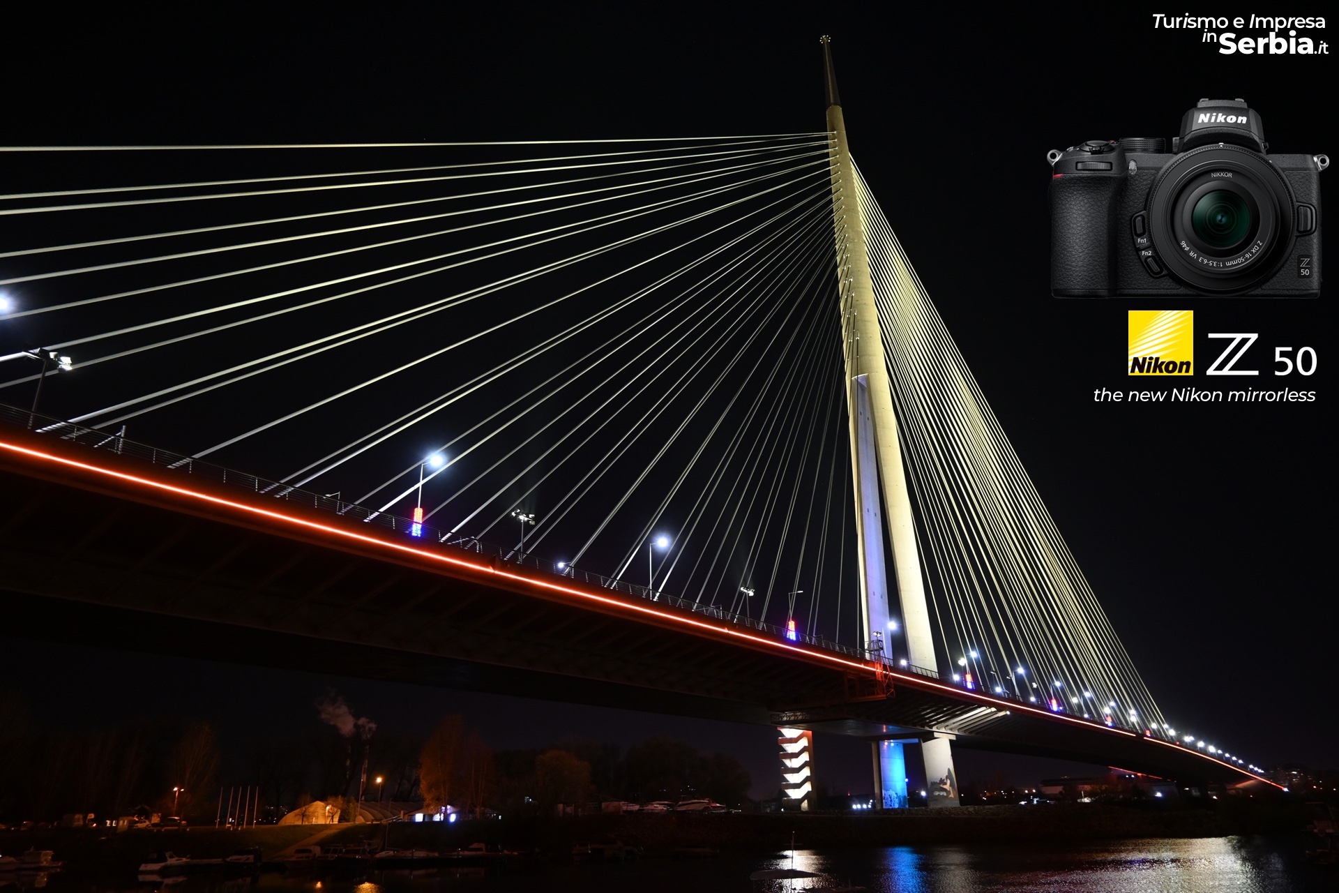 Ponte Ada - Ada Bridge - Most na Adi - Belgrado