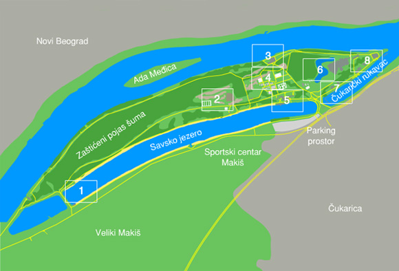 Mappa Ada Ciganlija